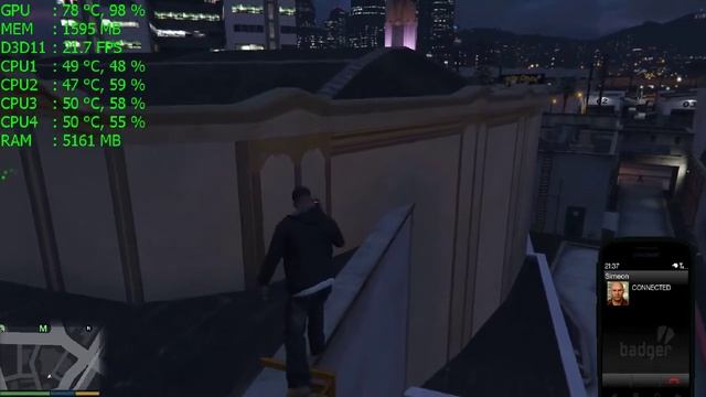 GTA 5 - GT 610 - i3 3220 - 8GB RAM - 768p смотреть онлайн