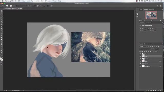 Nier Automata: 2B speedpaint смотреть онлайн