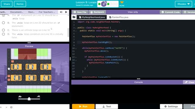 AP CS A - Code.org: Unit 1: Lesson 9 #2 (2022) смотреть онлайн