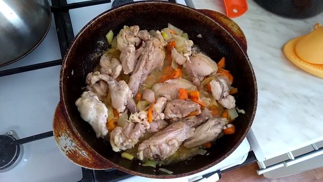 Гречка с овощами и мясом смотреть онлайн