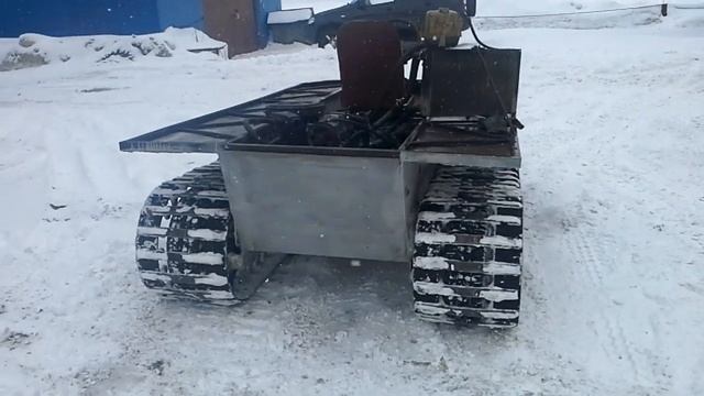 Самодельный гусеничный вездеход обзор смотреть онлайн