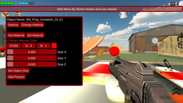 Modmenu By LaryHacker and BombHacker on chicken gun ver 3.8.01 смотреть онлайн
