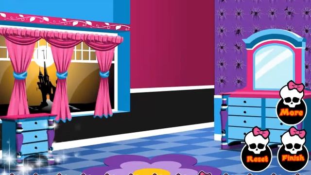 Игры для девочек Комната Дракулауры смотреть онлайн
