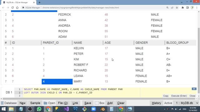 SQLite Tutorial Part 36 - LEFT OUTER JOIN QUERY смотреть онлайн