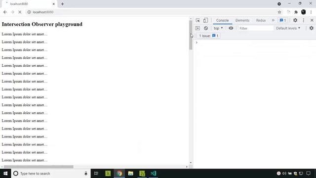 Intersection Observer API in depth смотреть онлайн