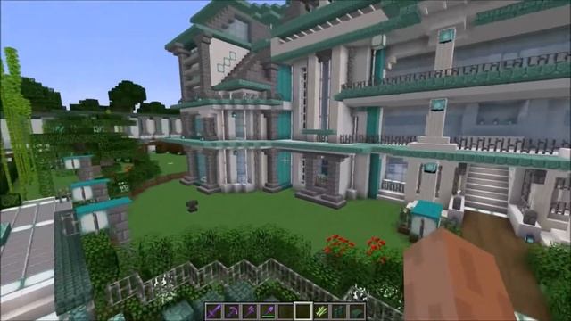 How To BUILD a Minecraft BIG MODERN MANSION - Realistic Mansion- Minecraft Tutorial 1.17#1 INTRO смотреть онлайн