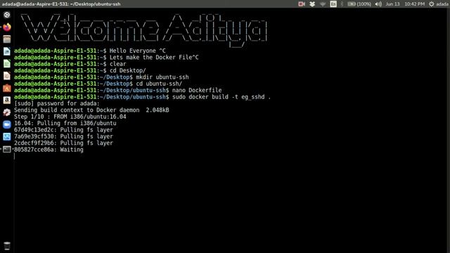 SSH inside Docker container смотреть онлайн