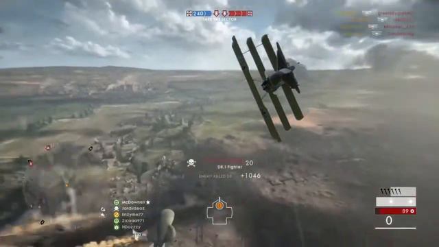 Battlefield 1 - Pilot - #26 Funny & Epic Moments - Trench Fighter vs. AA guns смотреть онлайн