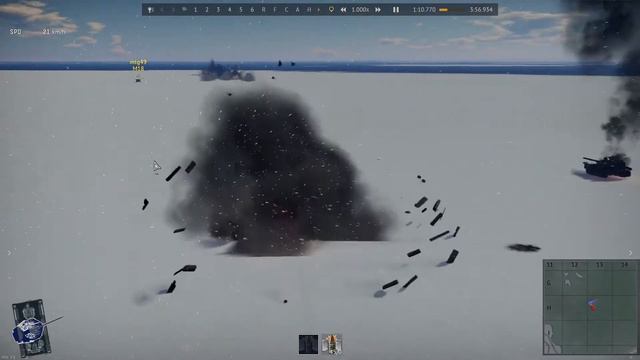 War Thunder WW3 Test Scene смотреть онлайн
