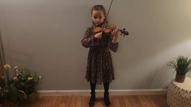 Daria Panfilova, "Tarantella" N.Levi, violin смотреть онлайн