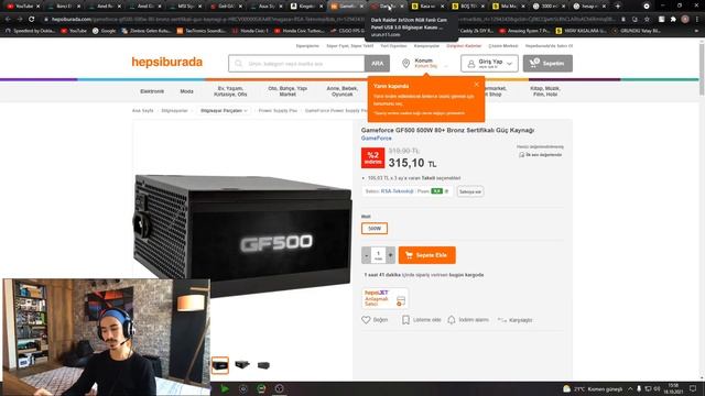 EKRAN KARTLI PC TOPLAMA ( 2800₺) F/P BİLGİSAYAR смотреть онлайн