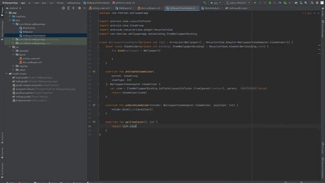How to Make Wallpaper App in Android Studio Kotlin смотреть онлайн