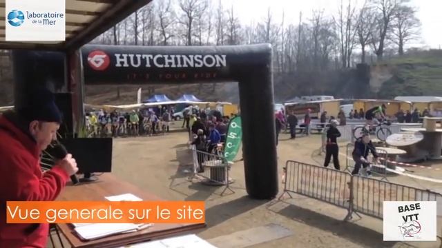 12h VTT Saint Père - Vue du site depuis le car podium смотреть онлайн