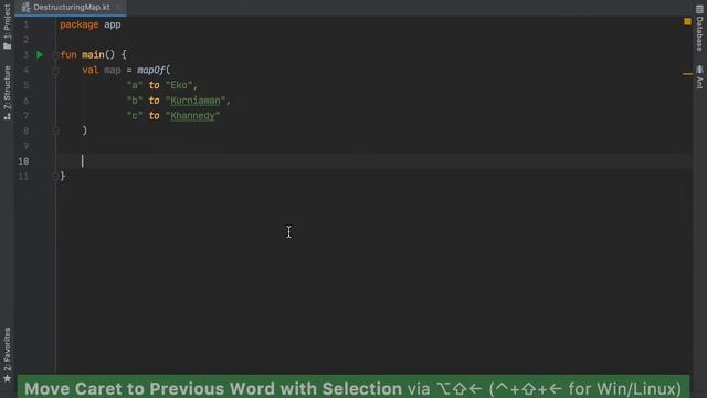Belajar Kotlin Collection - 41 Destructuring Declaration di Map смотреть онлайн