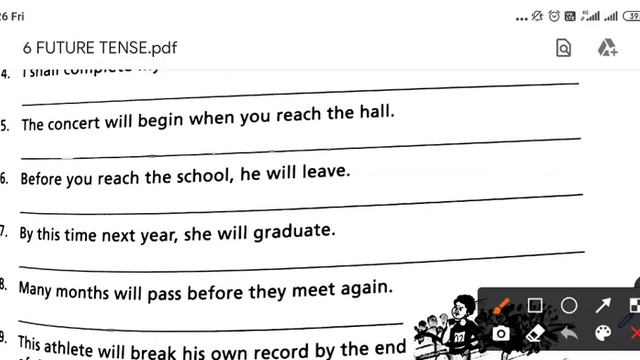 6 CH 16 FUTURE PERFECT TENSE EXERCISES B смотреть онлайн