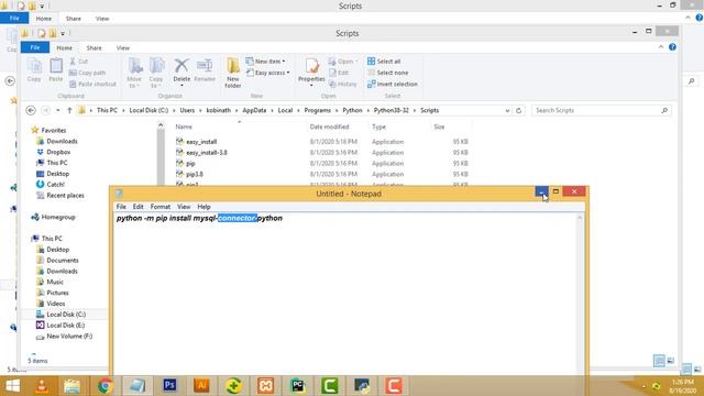 How to Insert Record into mysql database using Python GUI смотреть онлайн