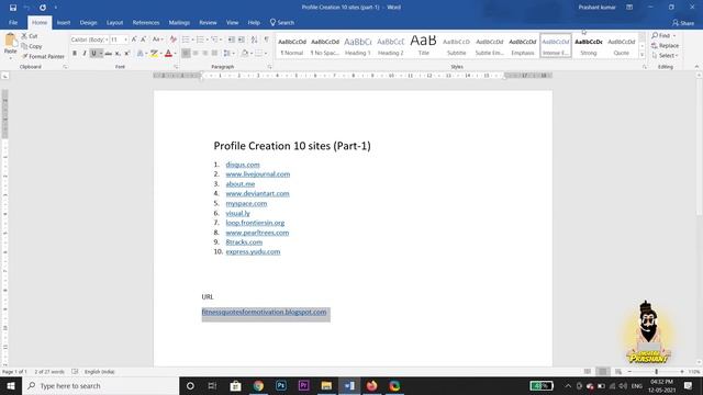 How to create 10 Profile Creation Backlinks (part-1) | Approval - 100% | SEO | off page SEO | смотреть онлайн