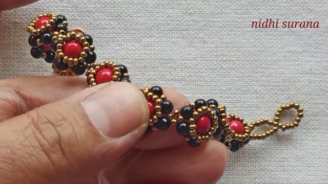⚜️ Ring Bracelet & Earrings/Beaded Jewelry/ Pulsera & Aretes Tutorial Diy (0551)