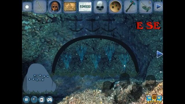 Wow Escape Game Find The Sunken Treasure walkthrough. смотреть онлайн