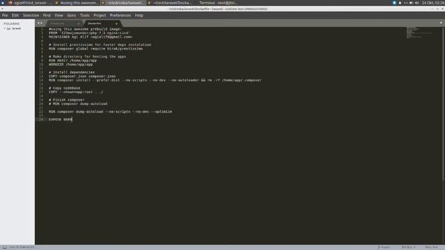 CICD USING GITHUB + TRAVIS-CI + DOCKER HUB with LARAVEL REPO смотреть онлайн