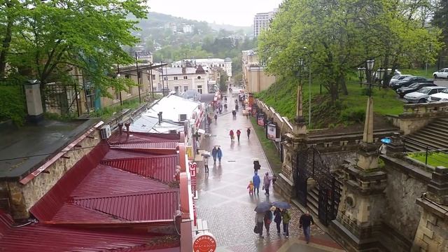 Кисловодск. Улица Карла Маркса. Kislovodsk. Karl Marx street. смотреть онлайн