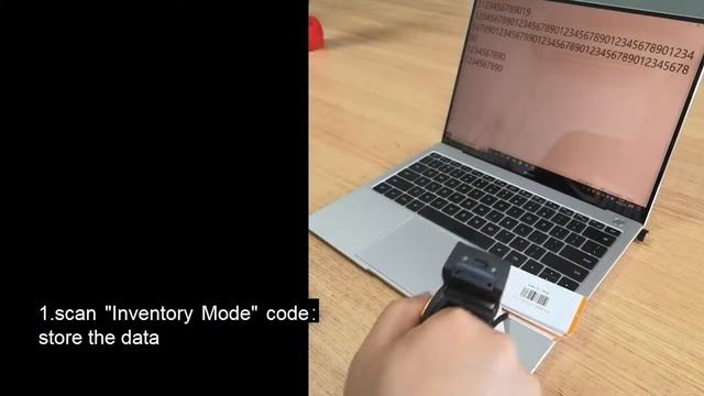 HENEX H-500 Finger Barcode Scanner Wireless Bluetooth with full setting. смотреть онлайн
