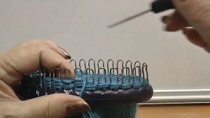 Вязание носков на приспособлении. Вязание носков на луме. Часть 2.