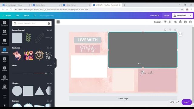 My stream layout using Canva and OBS studio смотреть онлайн