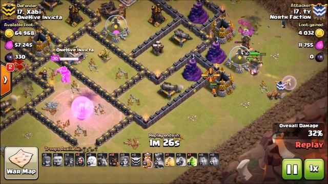 Clash of Clans | North Faction vs OneHive Invicta Random War Recap смотреть онлайн