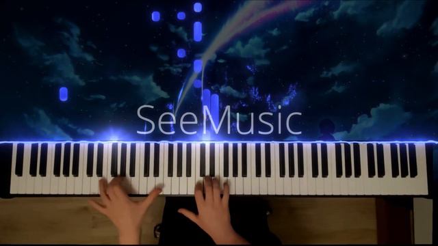 Kimi no na wa OST - Kataware Doki [Piano/Theishter arr] смотреть онлайн