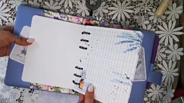 Планер. Лаванда. Craft paper. Прованс. смотреть онлайн