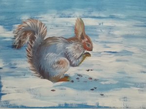 Мастер Класс. Гуашь. РИСУЕМ БЕЛОЧКУ