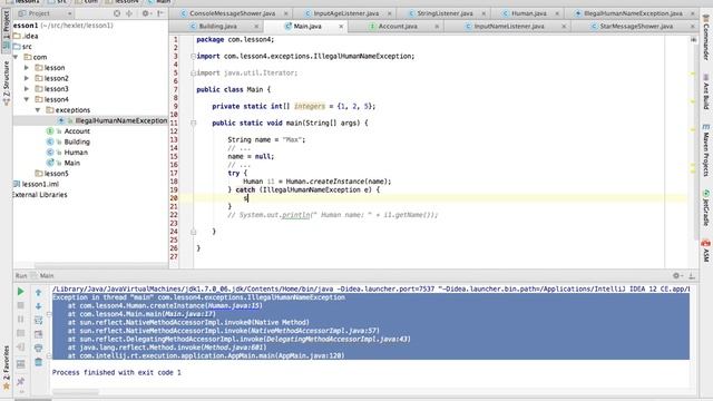 Java Course Hexlet (101) Lesson 10 смотреть онлайн