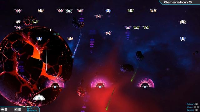 Darwin's Demons - Natural Selection Applied To Space Invaders смотреть онлайн