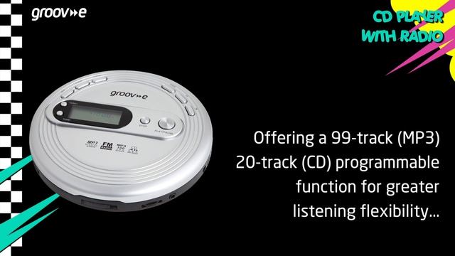 groov-e | Retro Series Personal CD Player with Radio смотреть онлайн