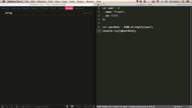 Javascript-джедай #23 - JSON смотреть онлайн