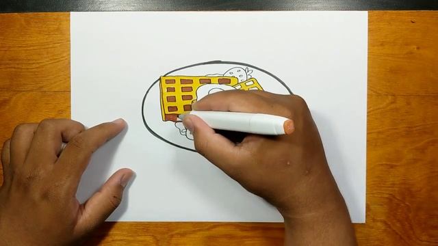 How To Draw Waffle