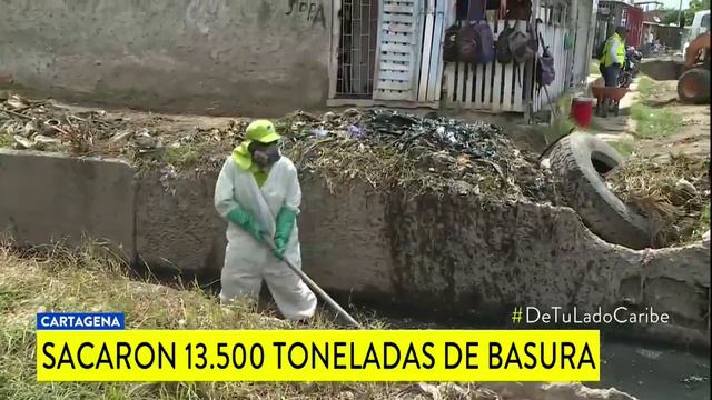 Más de 13.500 toneladas de basura fueron sacadas de los canales pluviales de Cartagena смотреть онлайн