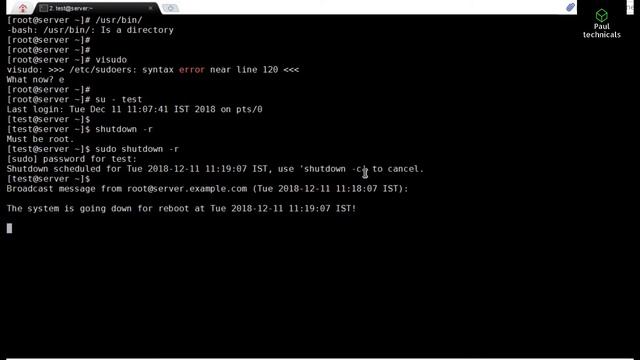 How to give Sudoers entry & sudo access to a user in Linux Part - I - [Hindi] смотреть онлайн