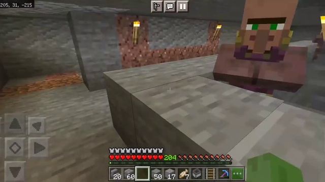 Стою ферму железа майнкрафт. Выживание под землёй. Minecraft Bedrock 1.16 смотреть онлайн