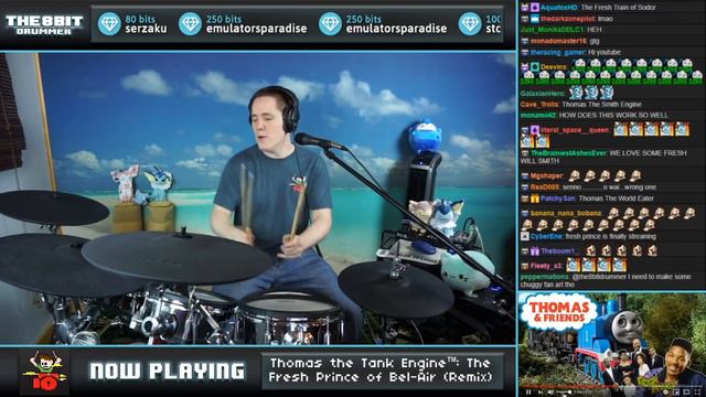 Thomas The Fresh Prince Of Bel-Air On Drums! смотреть онлайн