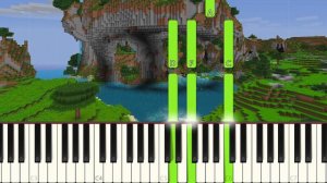 Mice On Venus - Minecraft Theme - Very Easy Piano tutorial