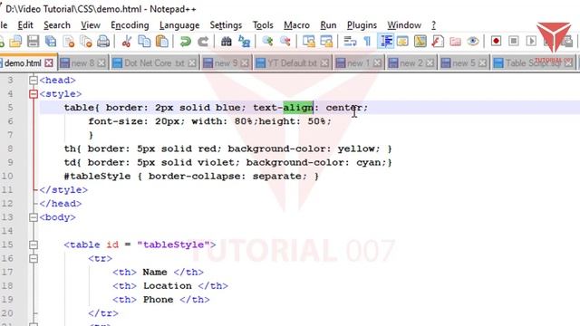 CSS Border-Collapse property in css | Part -41 | CSS in Hindi | #tutorial007 смотреть онлайн