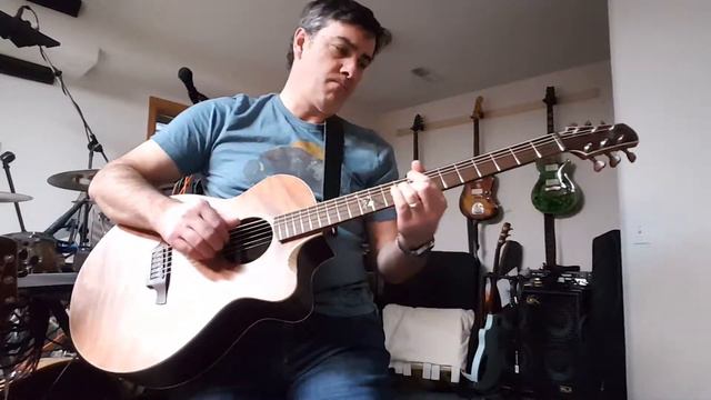 Tuesday Evening on Brunner B-Compact Custom guitar with the Baritone neck смотреть онлайн