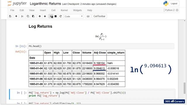 Py 65 Calculating Logarithmic Returns смотреть онлайн