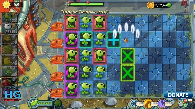 Plants vs Zombies 2 Peashooter Upgraded to Level 10000 PvZ2 @verampvz @verammod смотреть онлайн