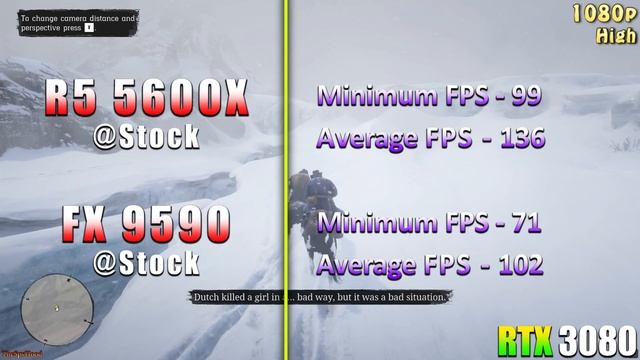 Ryzen 5 5600X Vs FX 9590 | PC Gameplay Benchmark Test
