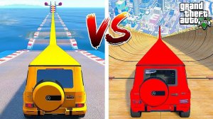 ЭКСПЕРИМЕНТЫ на САМОЙ ДЛИННОЙ МАШИНЕ в ГТА 5 МОДЫ СПУСК БЕЗ ТОРМОЗОВ, ВОДНЫЕ КОЧКИ, РАЗРУШЕННЫЙ МОСТ