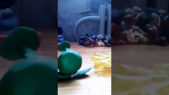 Как сделать из пластилина капуста пульта из игры растения против зомби!😃 смотреть онлайн