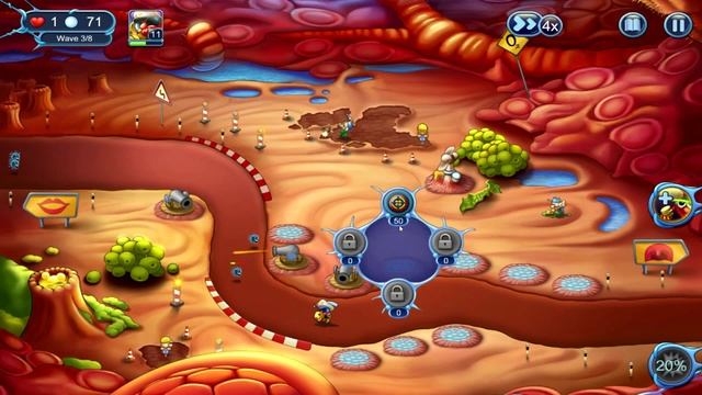 Defend your life Tutorial - Level 1 Pharynx - Hard смотреть онлайн